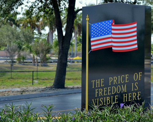 The visible price of freedom....
