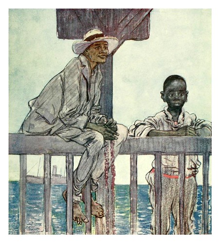 009-Niños buceadores de Kingston Jamaica-The West Indies 1905- Ilustrations Archibald Stevenson Forrest