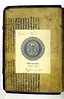 Front pastedown and bookplate from Guillermus Alvernus, Episcopus Parisiensis: Rhetorica divina