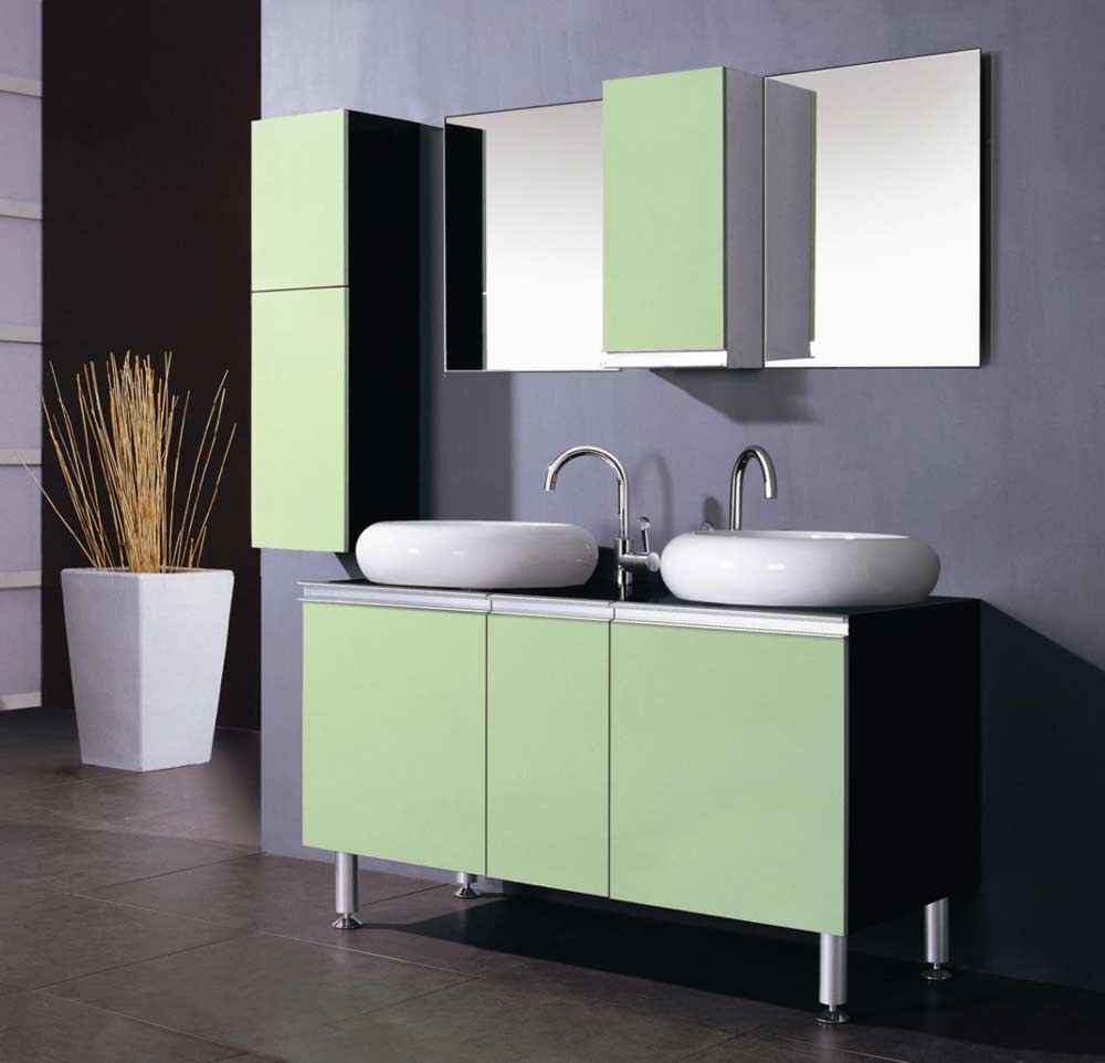 Modern Bathroom Vanities with Lovely Shape Combination