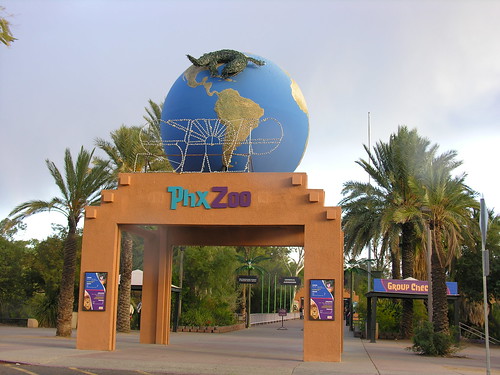 Entrance to the zoo and all the fascinating creatures to visit