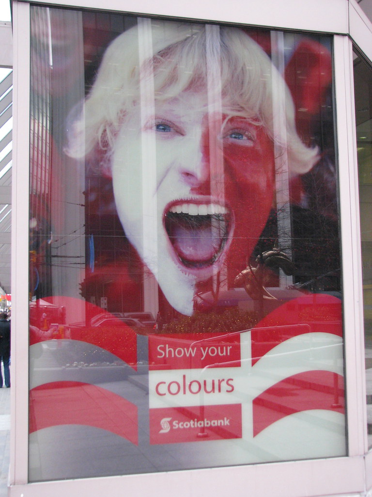 Scotia Bank Show Your Colours ad