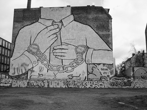 urban art wall by blu