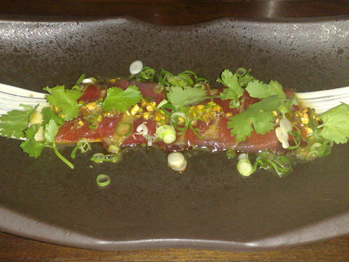 tuna sashimi, entree special
