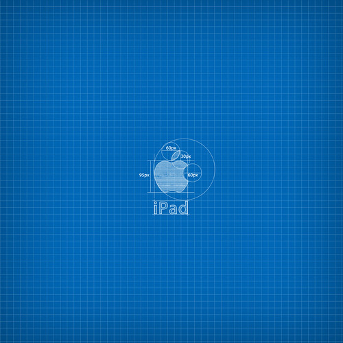 ipad wallpaper apple. iPad Wallpaper quot;Blueprintquot;