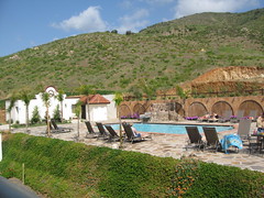 The pool at Hacienda Guadalupe
