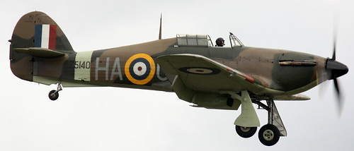 Warbird picture - Hawker XIIa Hurricane at Duxford