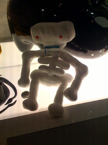 cute skeleton in KidRobot window