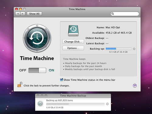 Time Machine Mac mini