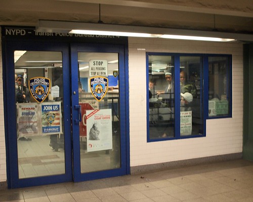 Police station at 14th street subway