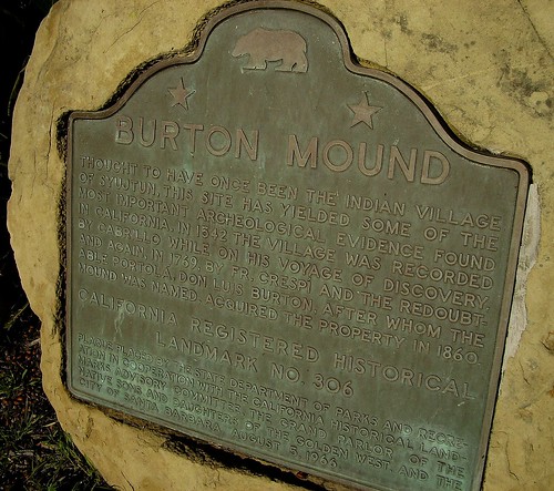 Burton Mound Marker