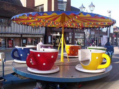Tea Cup Ride on High Street, Solihull by ell brown