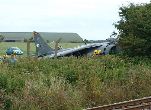 GR.7 ZD437 49 4Sqdn in the bushes Mike Kemp St Athan 210803