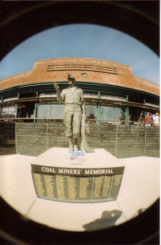 fisheye Miners Memorial