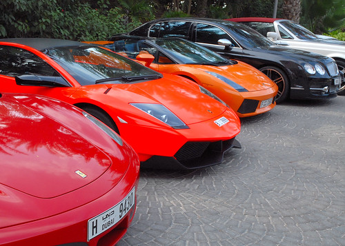  the orange Lamborghini the Bentley or the Rolls Royce Cabrio for the 