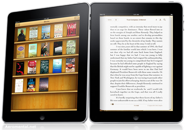 iPad con iBook iBookStore