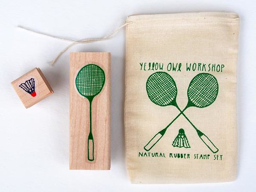 badminton stamp set