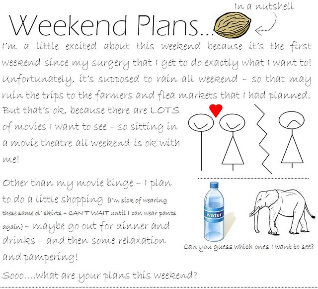 Weekend Plans 5.13.11
