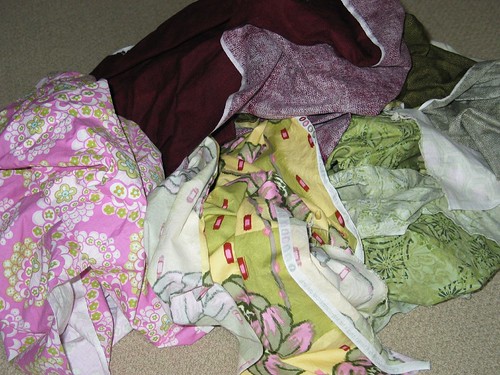 mystery fabric pile