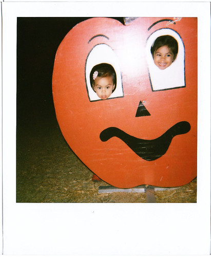 polaroid with the pumpkins
