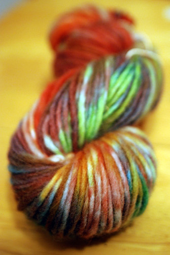 crock pot dyed yarn!