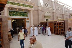 Just outside the Rawdah (tomb of the Prophet i...
