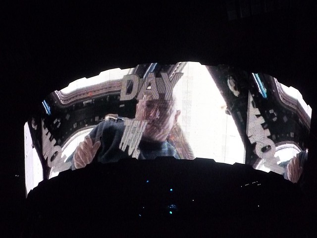 U2 360 @ Angels Stadium- Mark E. Kelly...GABBY GIFFORDS hubby. A beautiful segment in the show