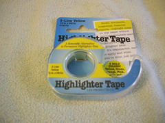 highlighter tape