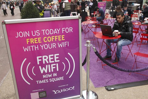 Yahoo! & Times Square Alliance Free WiFi