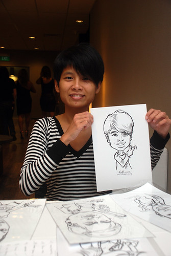 Caricature live sketching for Lonza - 7