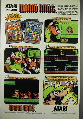 Mario Bros para Atari (1984)