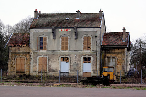 L'ancienne gare de Laignes