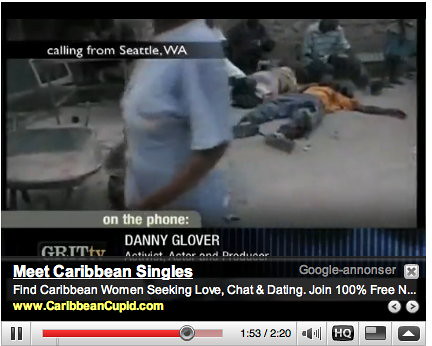 Inapproriate Google ads - Haiti disaster 04