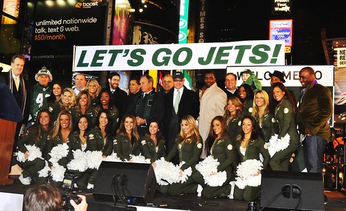 Let's Go Jets! - Times Square, NYC - 01/21/10 by asterix611