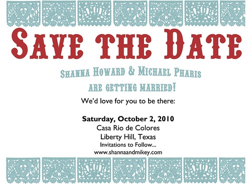 Final Save the Date!