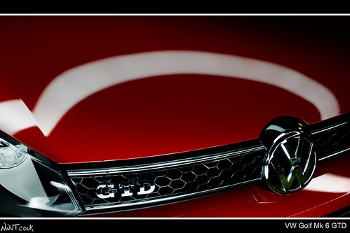 VW Golf GTD Mk 6 Front Grille Bonnet Detail Shot