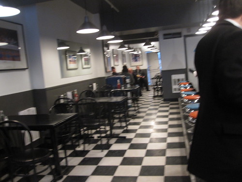 Stealth pic of the newly renovated McGill hot-dog
