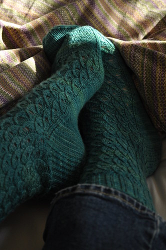 Shell Socks Knitting Vintage Socks