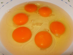 Budín de panettone-huevos