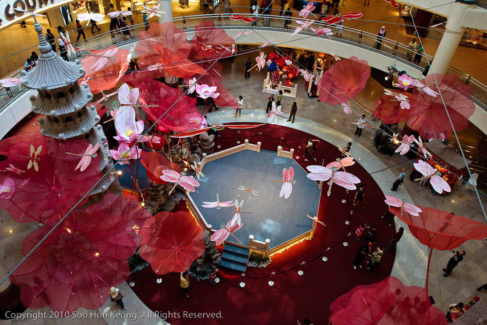 Chinese New Year Decoration @ Mid Valley, KL, Malaysia