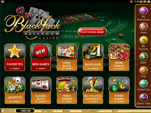 Blackjack Ballroom Casino Lobby
