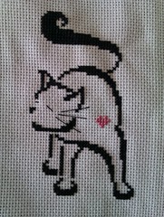 cat square for charity quilt