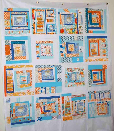 { Tangerine Princess in the Pea Quilt Blocks } Sew New To Me Virtual Quilting Bee * FINISHED!! *