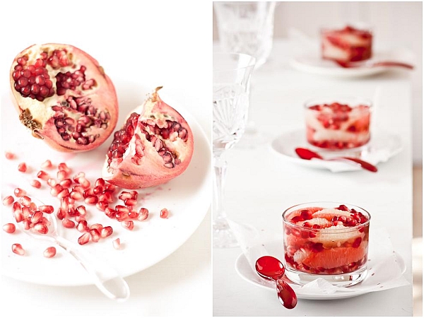 Grapefruit-Pomegranate White Tea Jelly