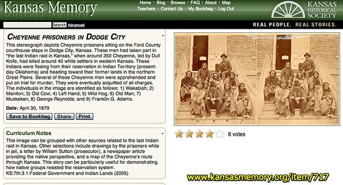 Cheyenne prisoners in Dodge City - Kansas Memory