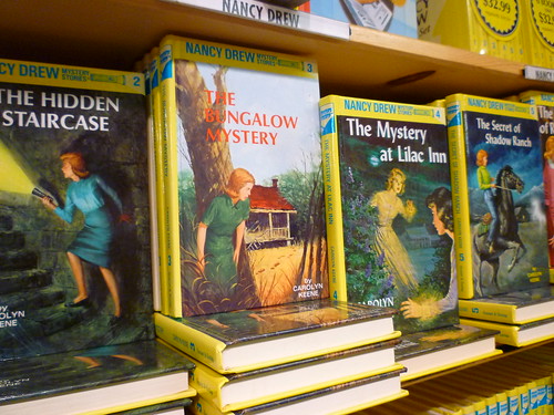 Nancy Drew solves mysteries, uncovers secrets, finds staircases