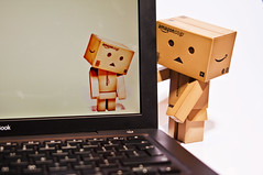 Trapped in a mac Danbo was sad
