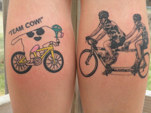 Gabrielle Coughlin, Des Moines IA by Squirrels Cycling Tattoo Collection