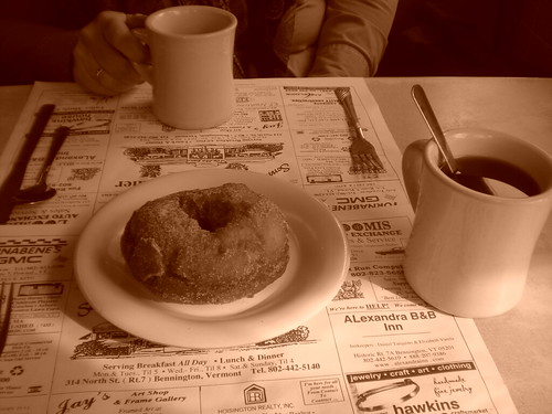 Blue Benn Diner breakfast with Mom