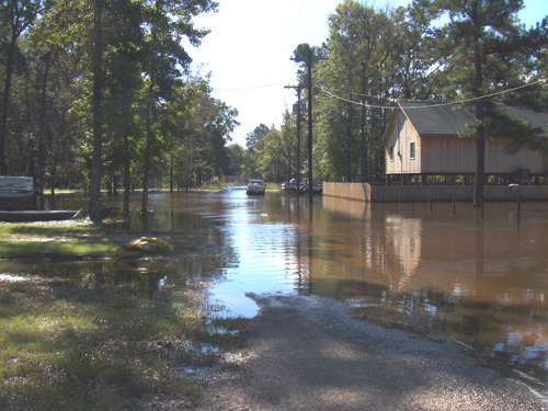 flooded bayou left